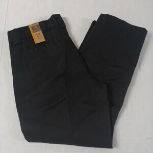 Brahma Men's Work Tough Pants Durable Size 38x30 Black Relaxed Wrinkle Resistant